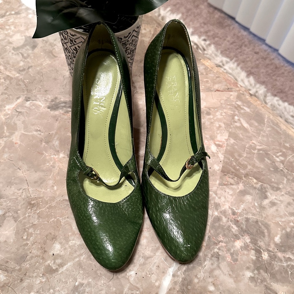 Candy Apple Green Wedges by Franco Sarto.